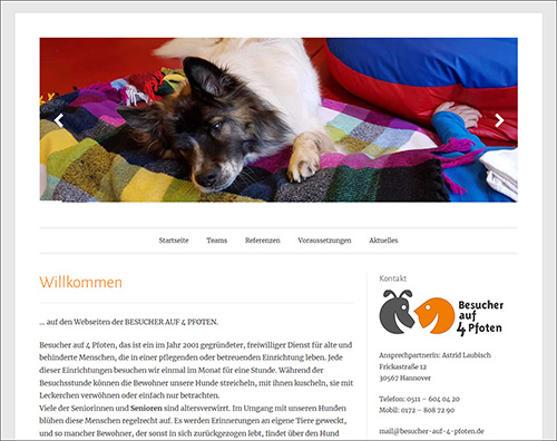 Besucher auf 4 Pfoten