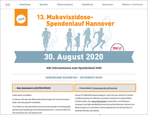 Mukoviszidose-Spendenlauf Hannover